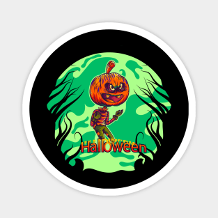 Pumpkin Halloween Magnet